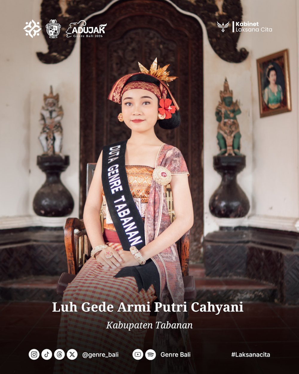 Luh Gede Armi Putri Cahyani — Duta GenRe Kabupaten Tabanan