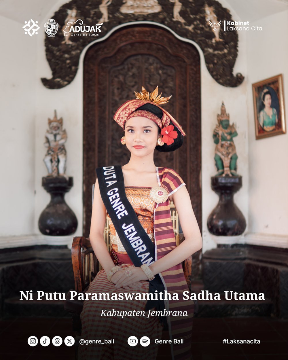 Ni Putu Paramaswamitha Sadha Utama — Duta GenRe Kabupaten Jembrana